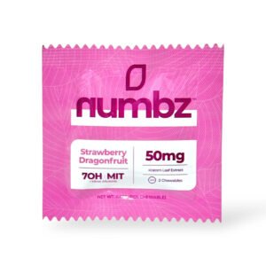 numbz 7 oh + mit chewable tablets strawberry dragonfruit 2ct 25mg per tablet