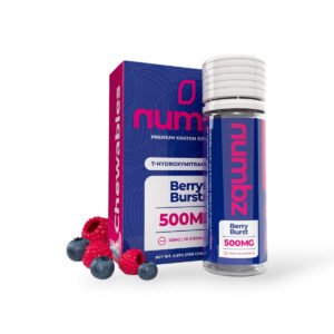 numbz 7 oh + minor alkaloids chewable tablets berry burst 50mg per tablet
