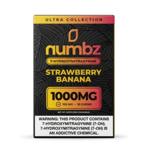 numbz 7 oh tablets (1000mg – 10 count) strawberry